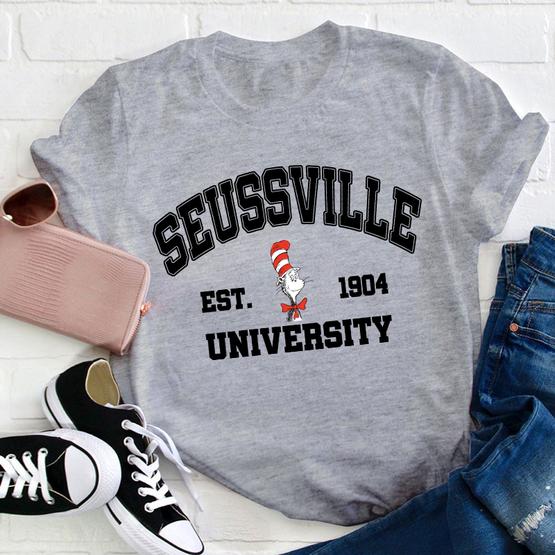 Seussville University Teacher T-Shirt