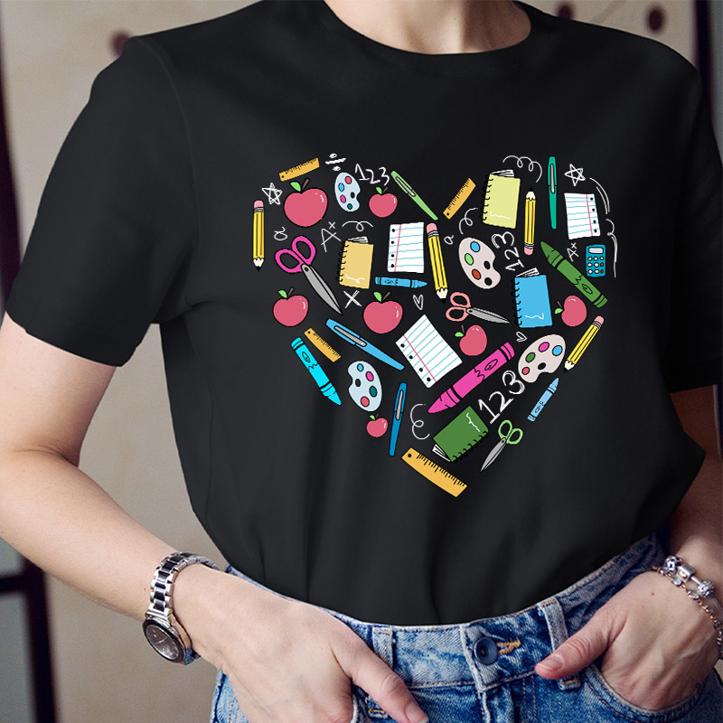 Teacher Heart T-Shirt