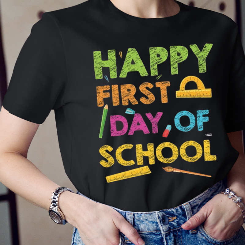  Happy First Day Of School T-Shirt