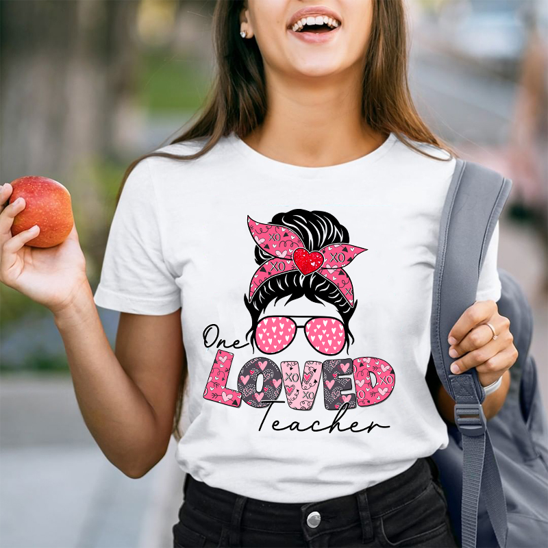 One Loved Teacher Xoxo Teacher T-Shirt