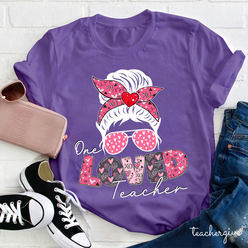 One Loved Teacher Xoxo Teacher T-Shirt