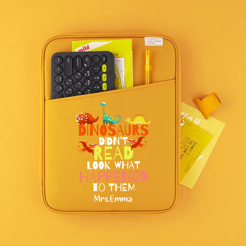 Personalized Dinosaurs Didn't Read Look What Happened To Them 13" MacBook Case