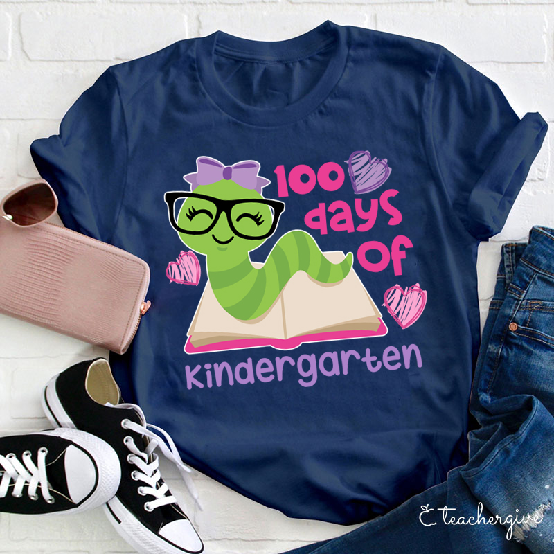 Personlized 100 Days Of Teach Teacher T-Shirt