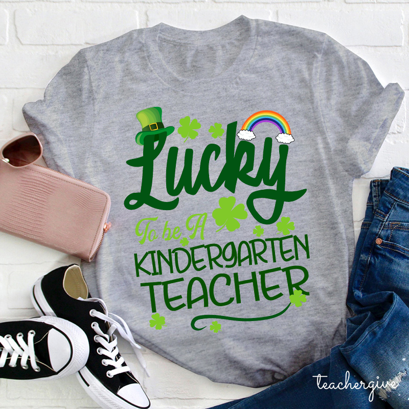 Personalized Lucky To Be A Teacher T-Shirt