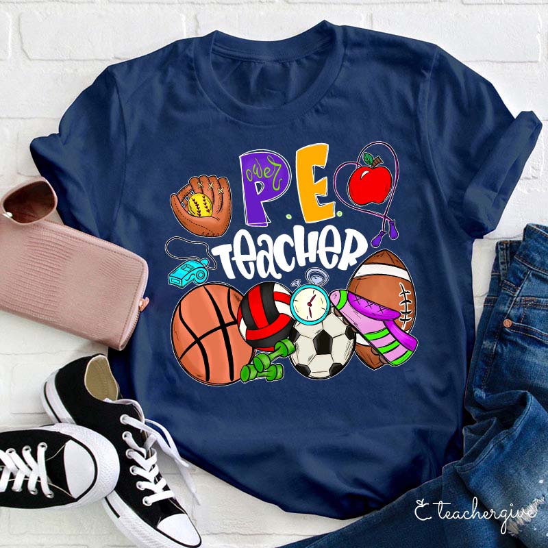 Gym Teacher Open Basketball Football Soccer Teacher T-Shirt