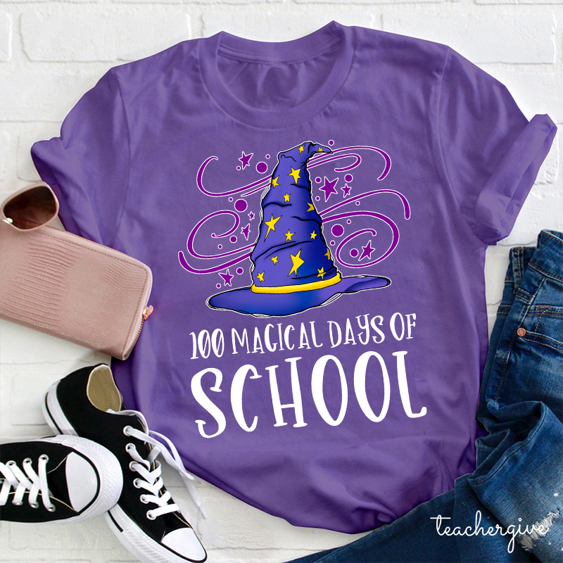 100 Magical Days Of School Teacher T-Shirt