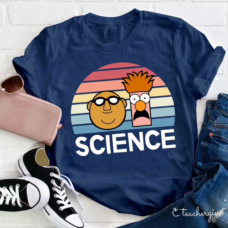 Bunsen And Beaker Science Teacher T-Shirt