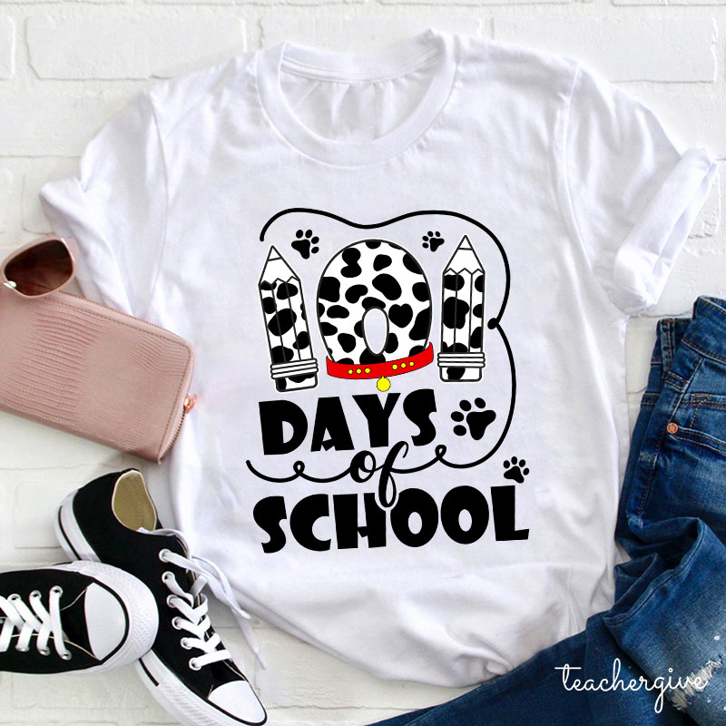 101 Days Of School Teacher T-Shirt