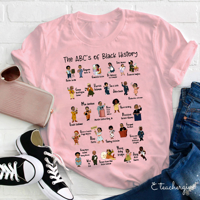 The ABC's Of Black History Teacher T-Shirt
