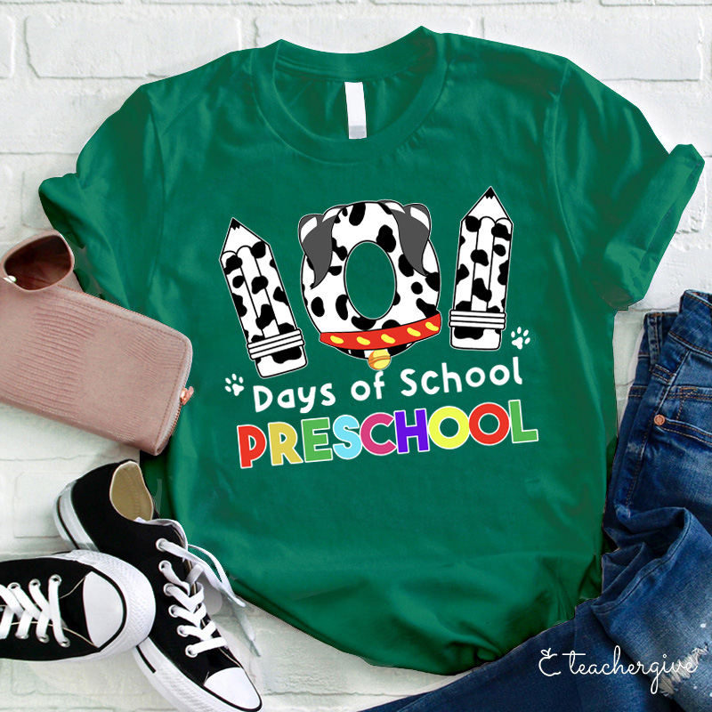 Personalized 101 Days Of School Teacher T-Shirt