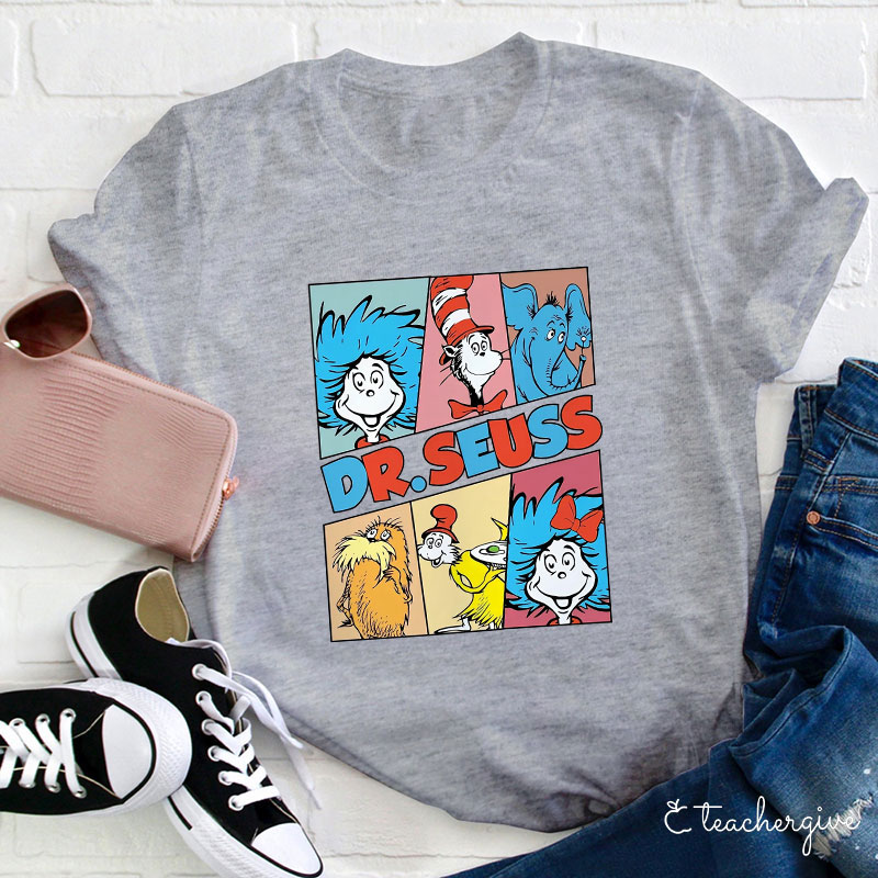 Dr. Seuss Squad Teacher T-Shirt