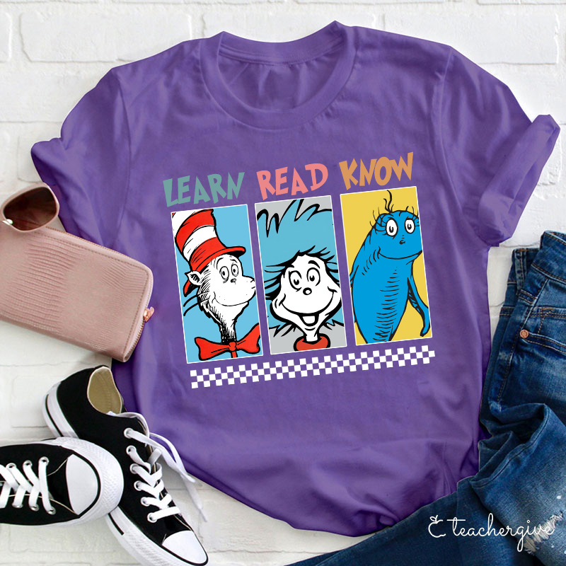 Learn Read Know Teacher T-Shirt