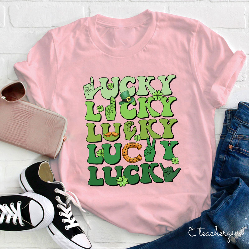 Lucky Teacher T-Shirt