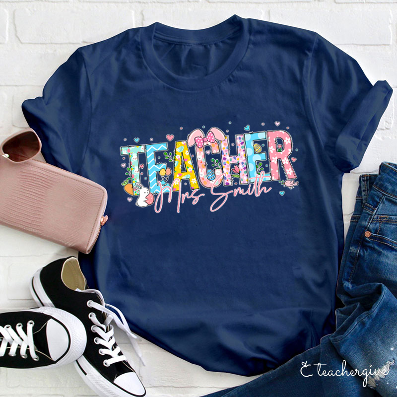 Personalized Teacher Name Teacher T-Shirt