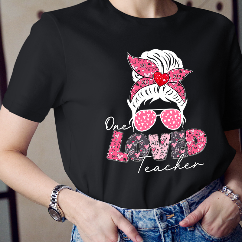 One Loved Teacher Xoxo Teacher T-Shirt