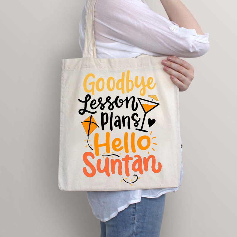 Teacher Last Day of School Summer Tote Bag