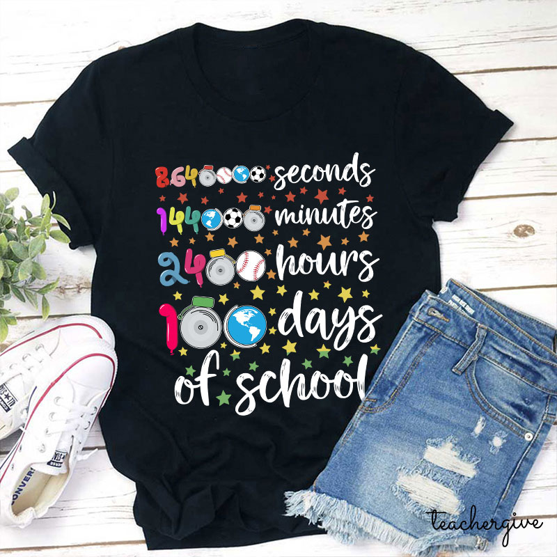 100 Days Of School Teacher T-Shirt