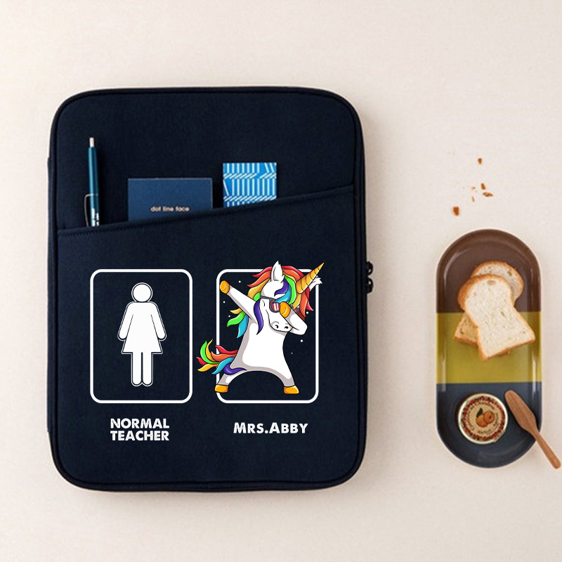 Personalized Normal Teacher & Me 13" MacBook Case Sale-Teachersgram