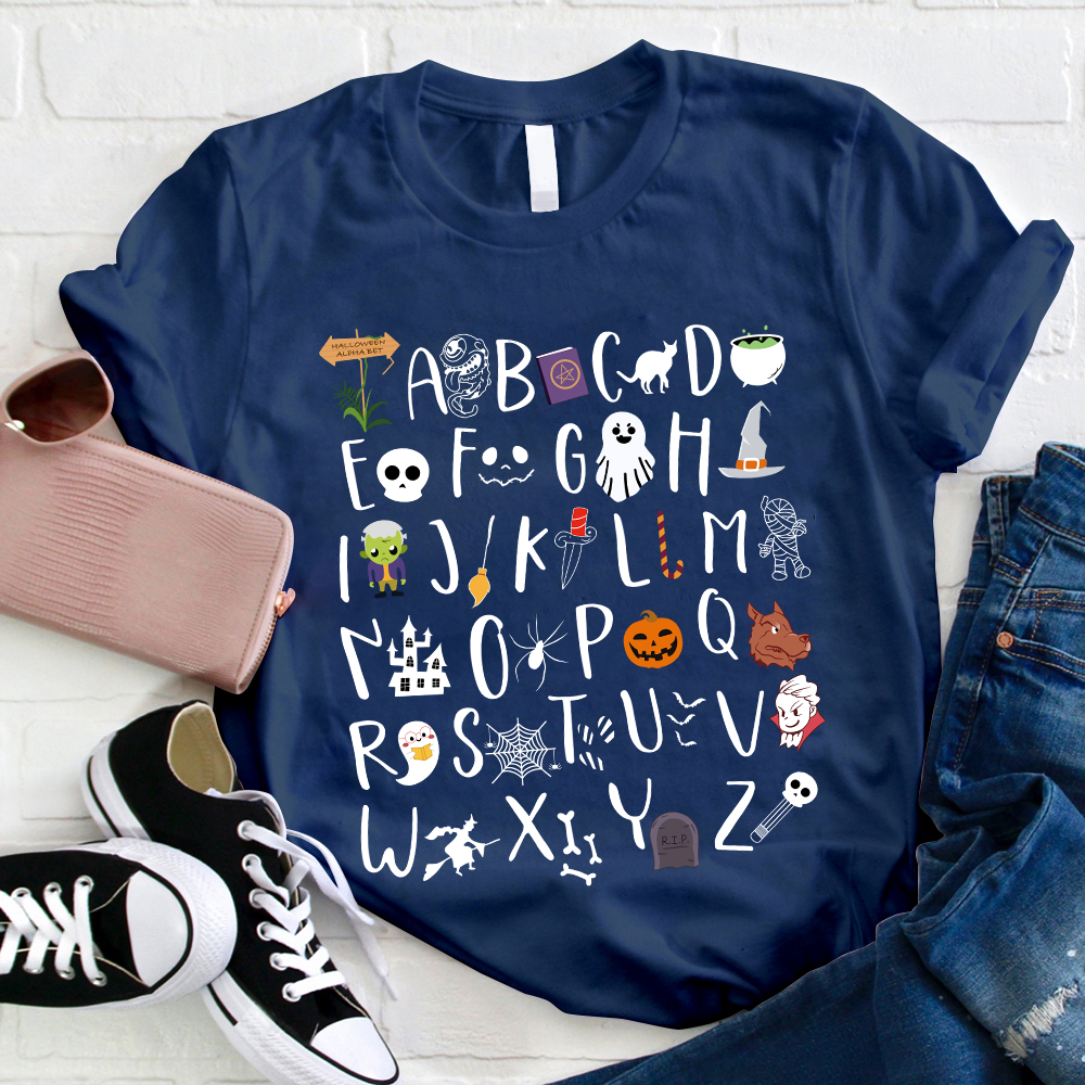 Spooky Alphabet T-Shirt