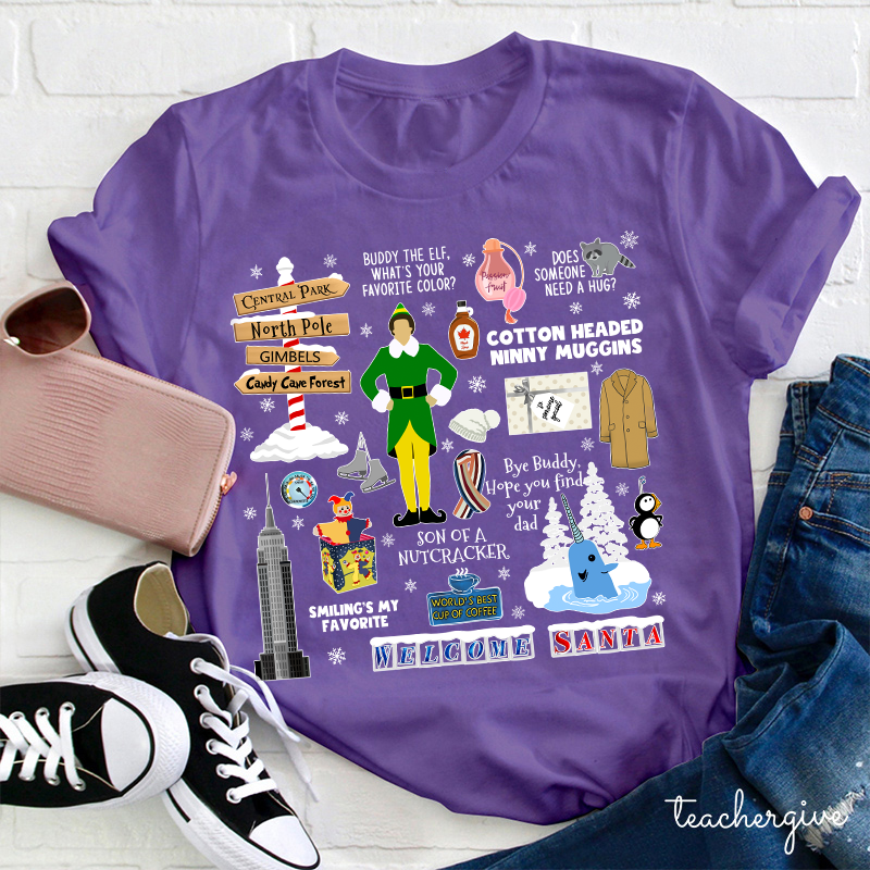 Welcome Santa Teacher T-Shirt