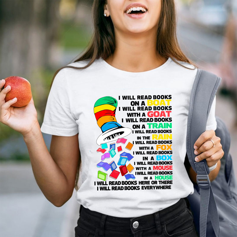Books Are My Favorite And I'll Read Books Teacher T-Shirt
