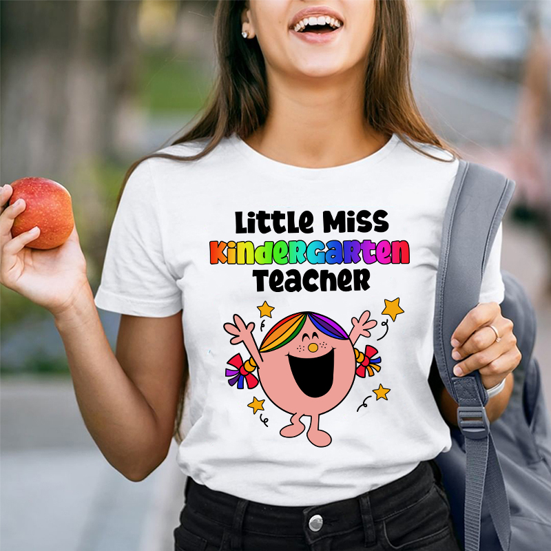Personalized Little Miss A Passionate Teacher T-Shirt