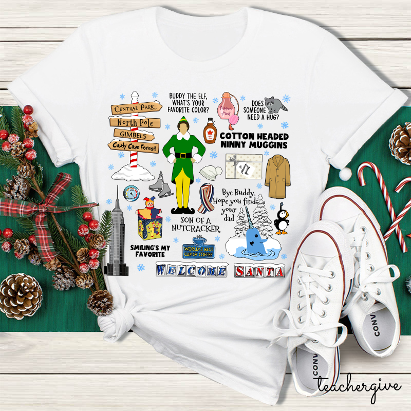 Welcome Santa Teacher T-Shirt