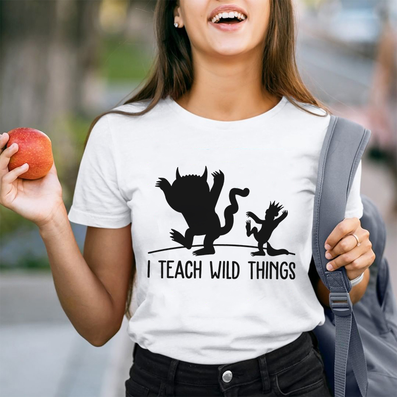 Where The Wild Things Are Teacher T-Shirt