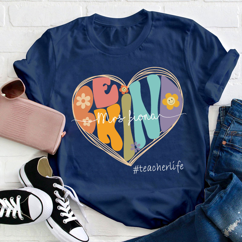 Personalized Be Kind T-Shirt