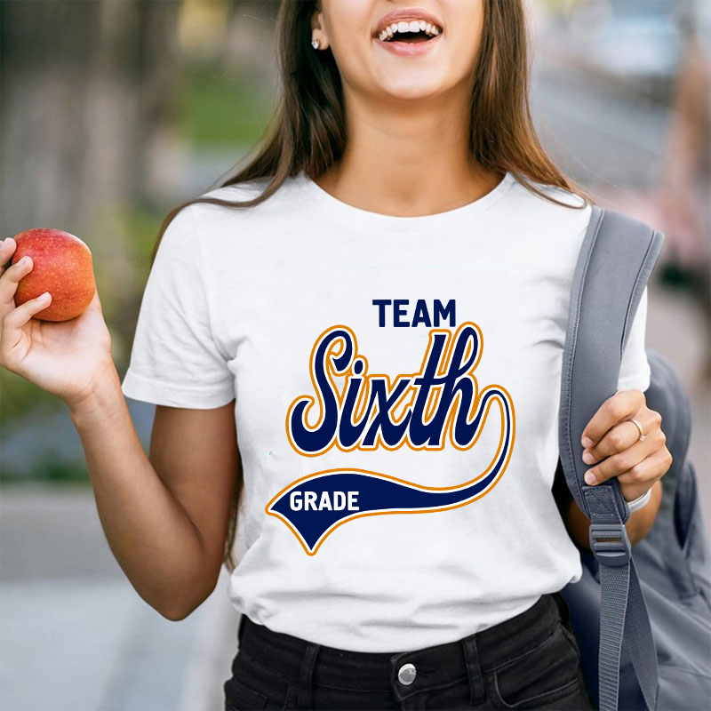 Personalized Grade Teacher Team Teacher T-Shirt