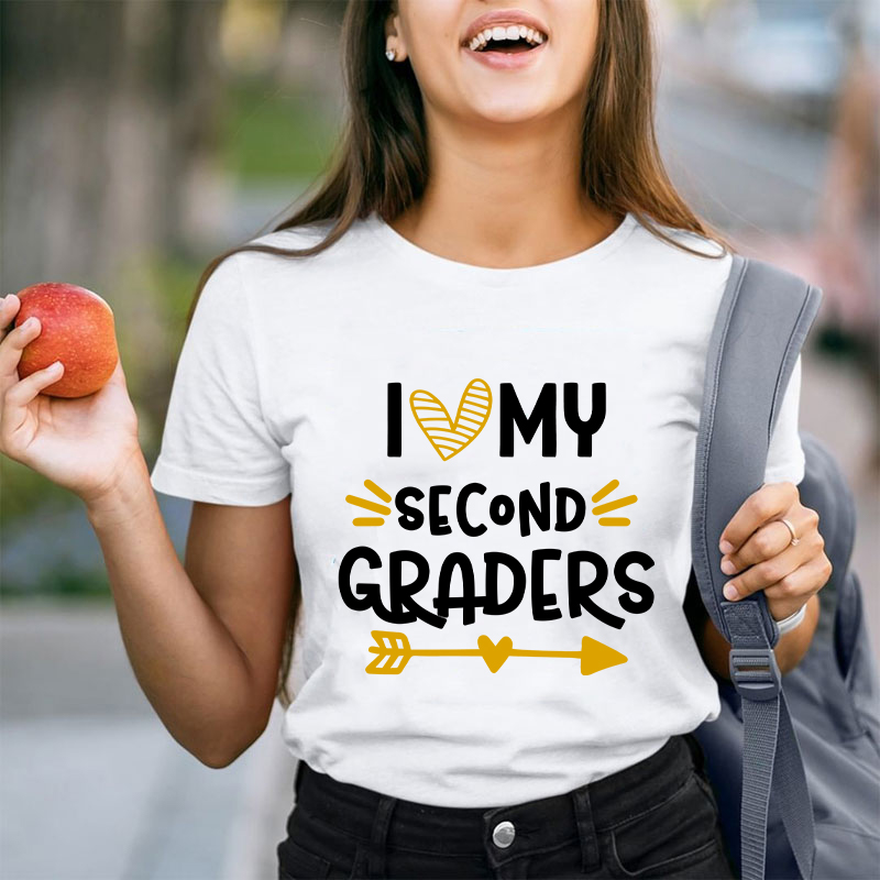 Personalized Grade I Love My Teacher T-Shirt