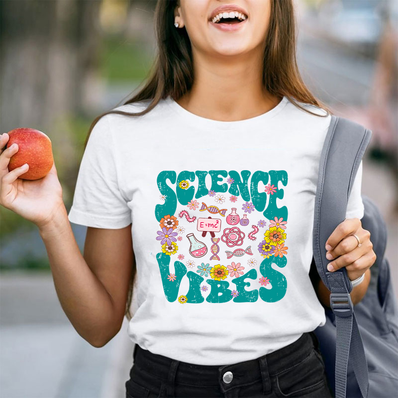 Science Vibes Teacher T-Shirt