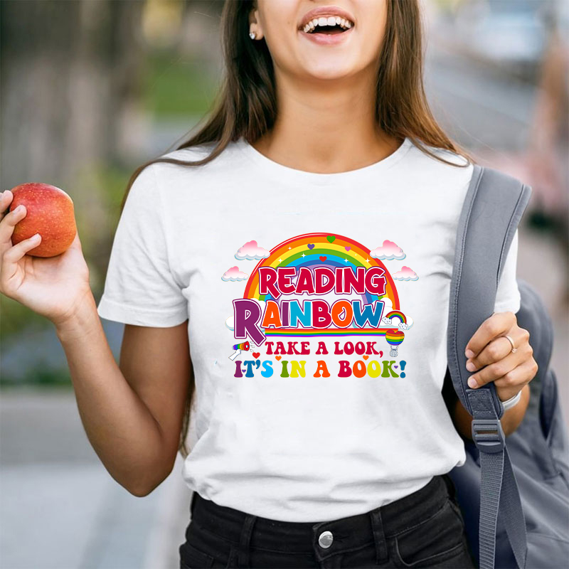 Reading Rainbow Take A Look Teacher T-Shirt