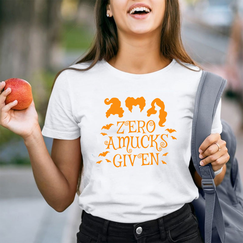 Zero Amucks Given Teacher T-Shirt