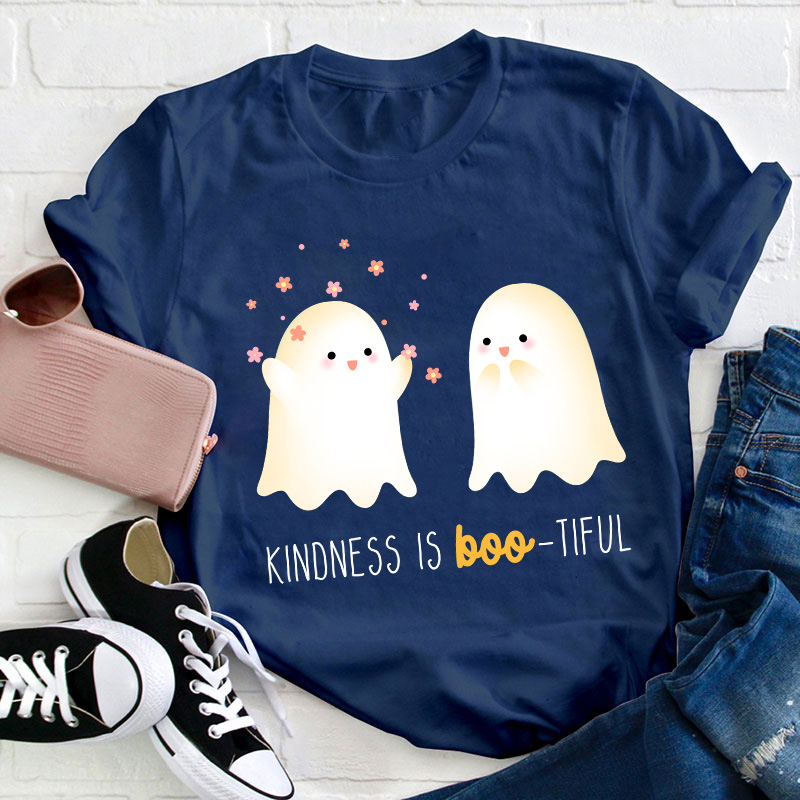 Kindness Is Boo Tiful Teacher T-Shirt