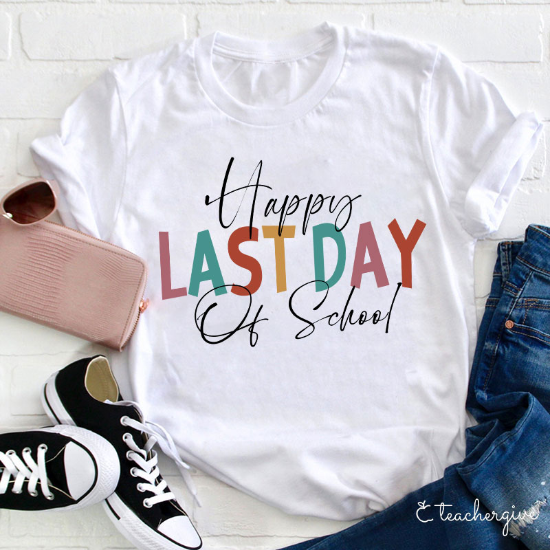 Vintage Happy Last Day of School T-Shirt