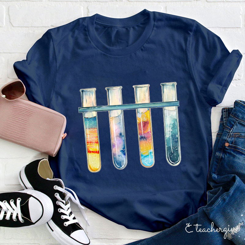Colorful Test Tubes T-Shirt