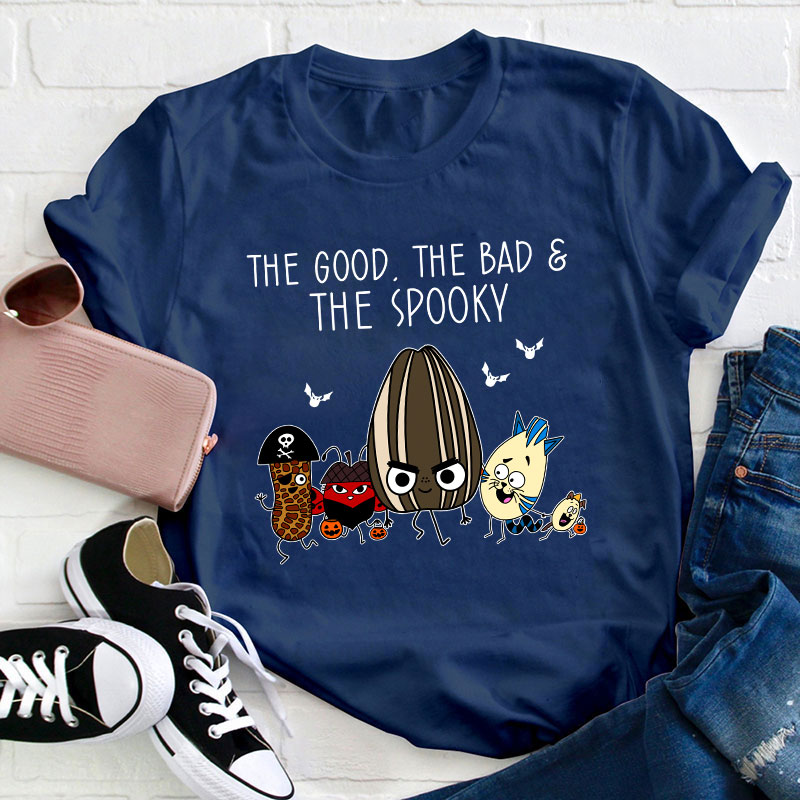 The Good The Bad The Spooky Teacher T-Shirt