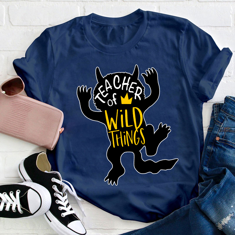 Teacher of Wild Things Teacher T-Shirt