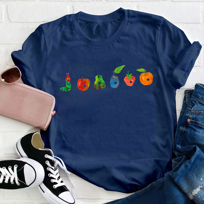Caterpillar Had Eaten Fruits T-Shirt
