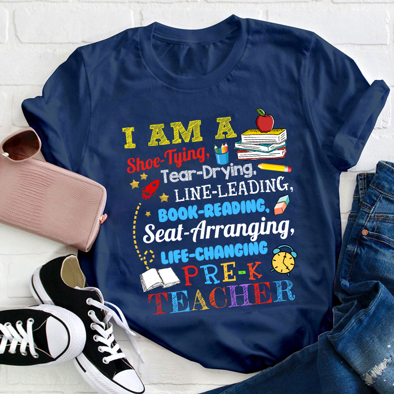 Personalized I Am A Teacher T-Shirt