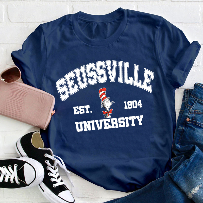 Seussville University Teacher T-Shirt