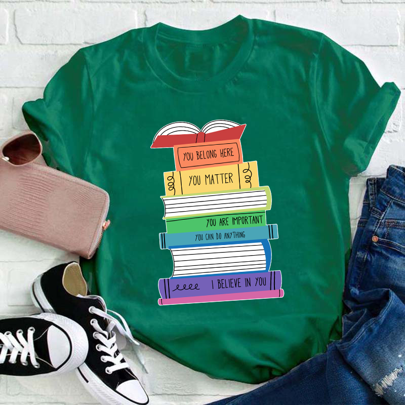 Positive Books Teacher T-Shirt