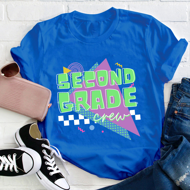 Personalized Grade Crew Teacher T-Shirt