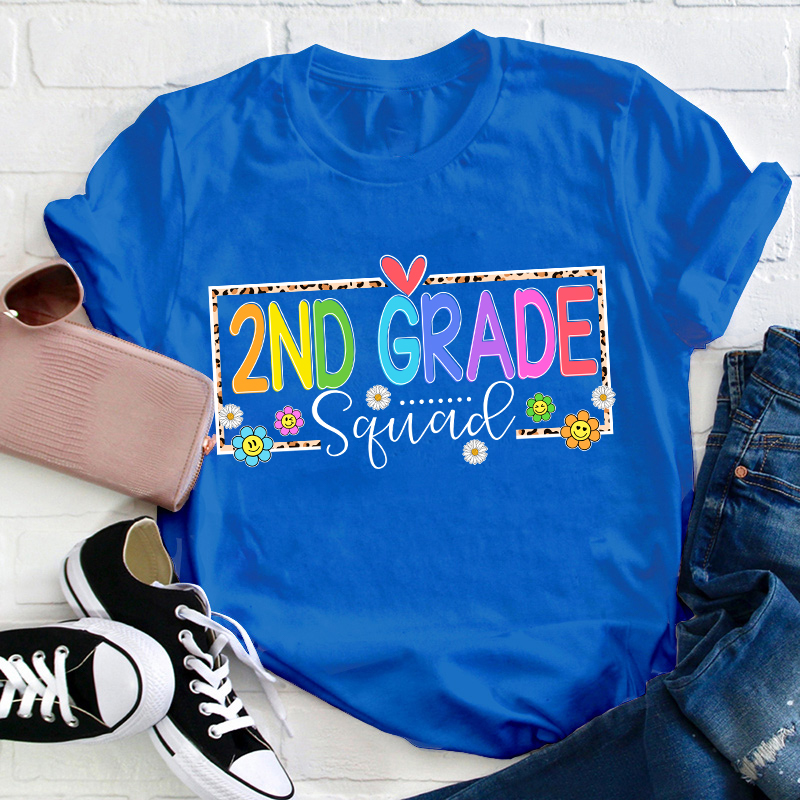 Personalized Grade Squad Teacher T-Shirt