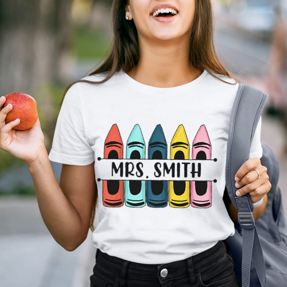 Personalized Straight Line T-Shirt