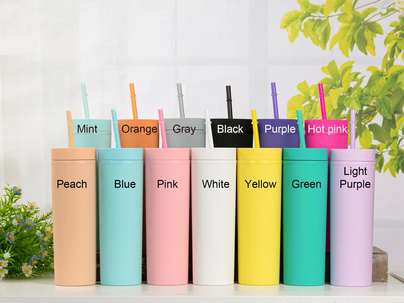 Personalized  Teacher Gift Skinny Tumbler