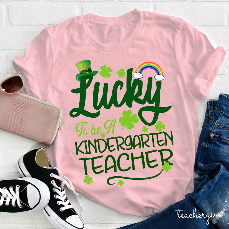 Personalized Lucky To Be A Teacher T-Shirt