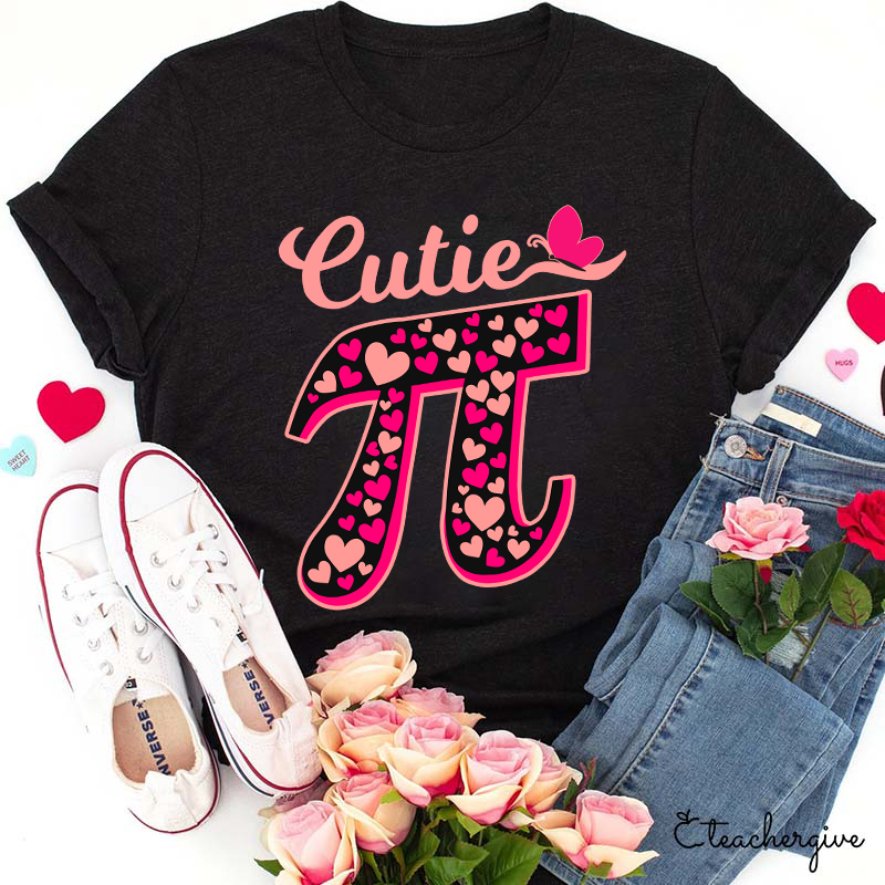 Cutie Pi The Number Math Teacher T-Shirt
