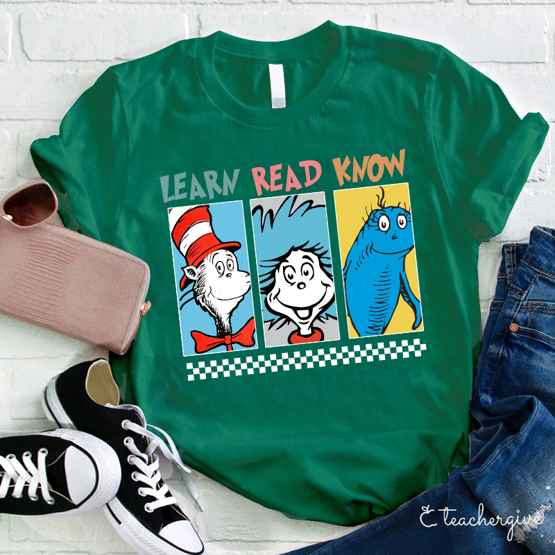 Learn Read Know Teacher T-Shirt